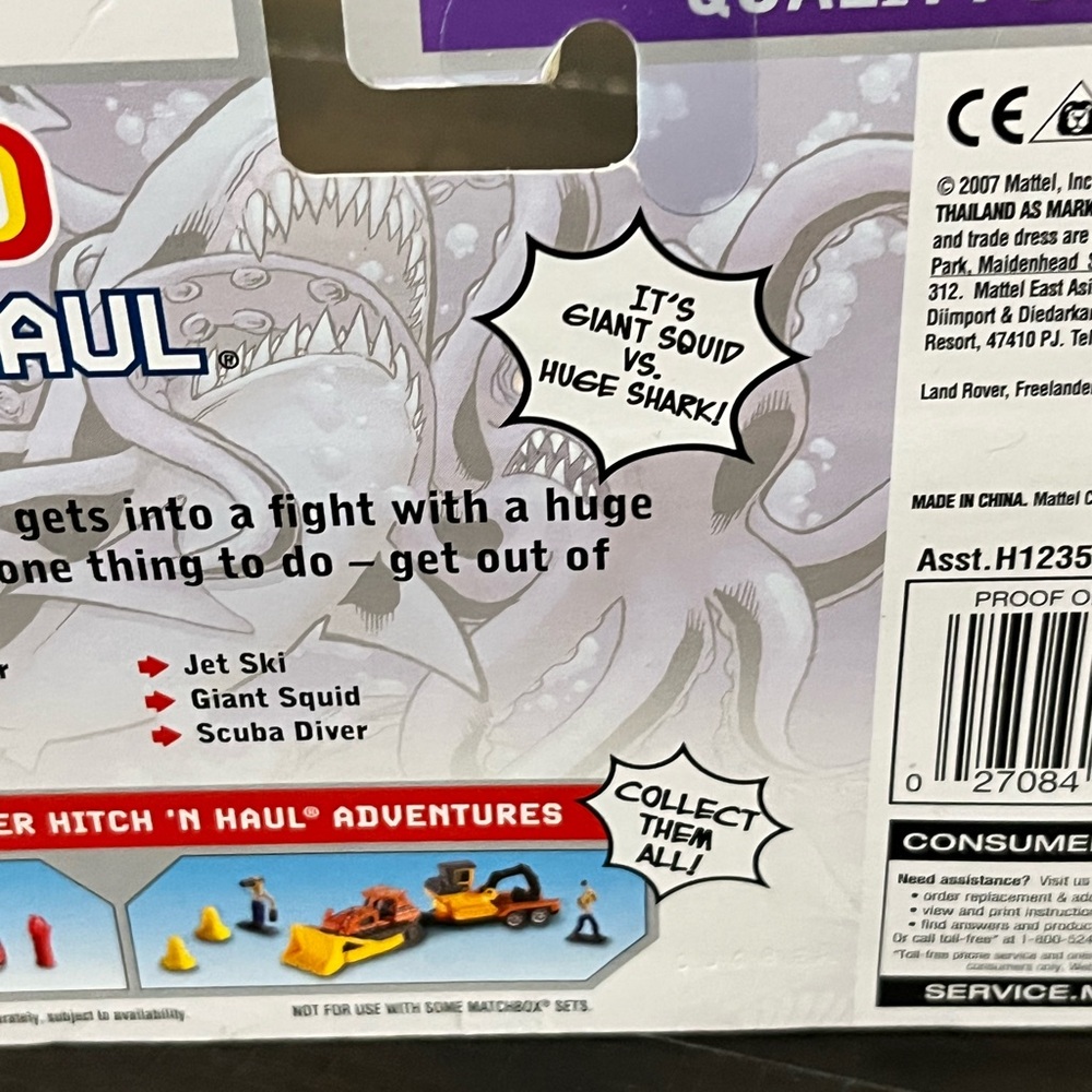 2007 MBX HITCH 'N HAUL 1:64 SCALE DIE CAST SET - WILD WATER M9613 Diecast - Picture 6 of 7